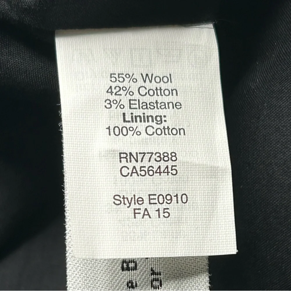 Madewell Latitude Shirt Shift Dress Size Small Pockets Wool Blend Lined Office - Picture 8 of 10